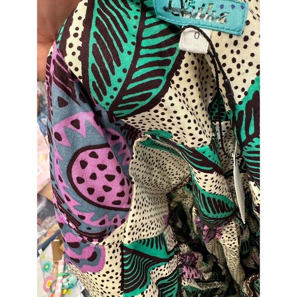 Anthropologie SIKA Off-The-Shoulder Ruffle Printed Maxi Dress Size 0 - Picture 9 of 10